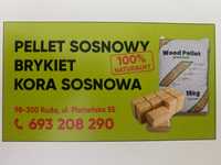 Pelet brykiet sosnowy 100% eko