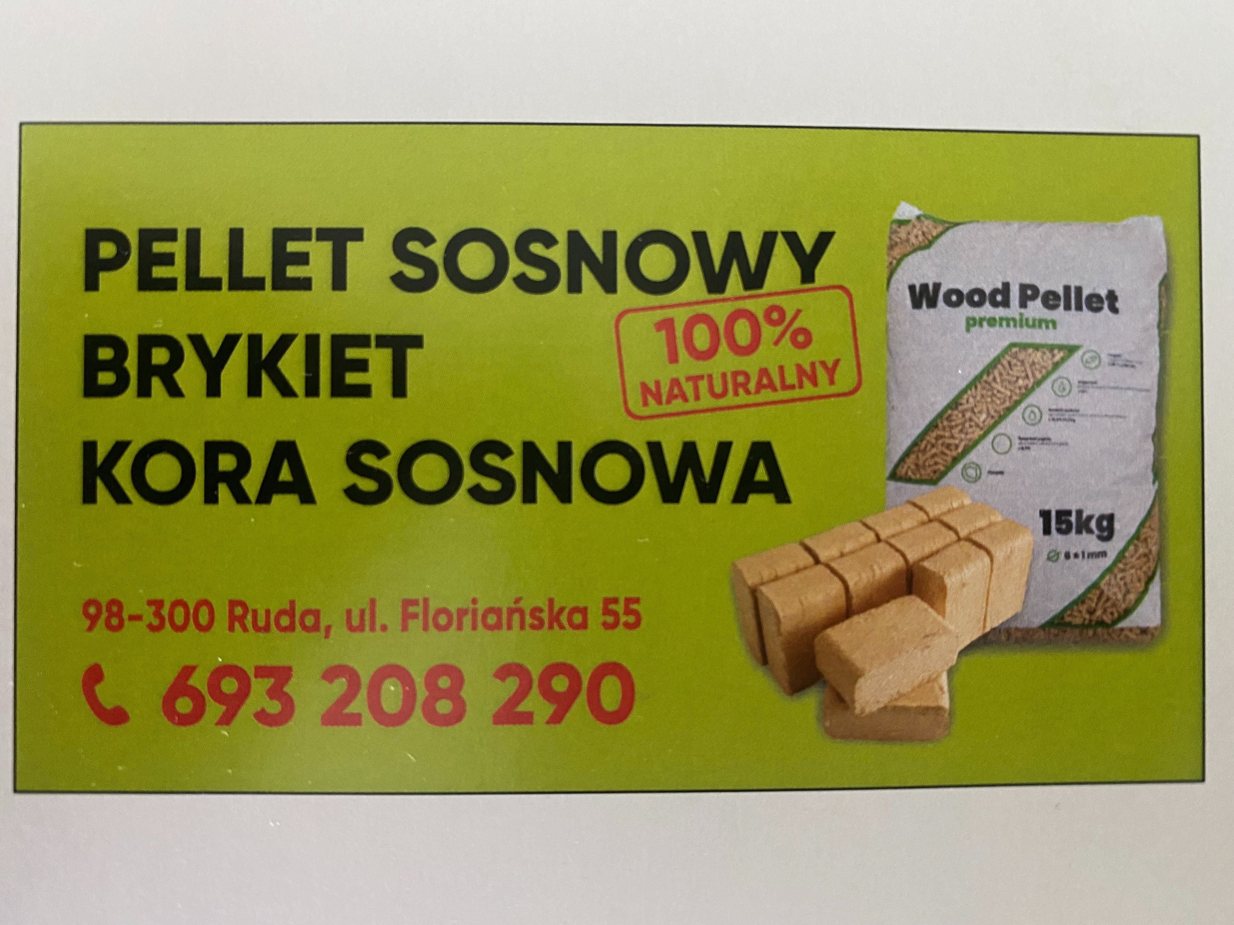 Pelet brykiet sosnowy 100% eko