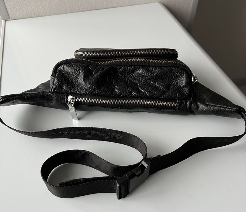 Сумка бананка женская (кожа)