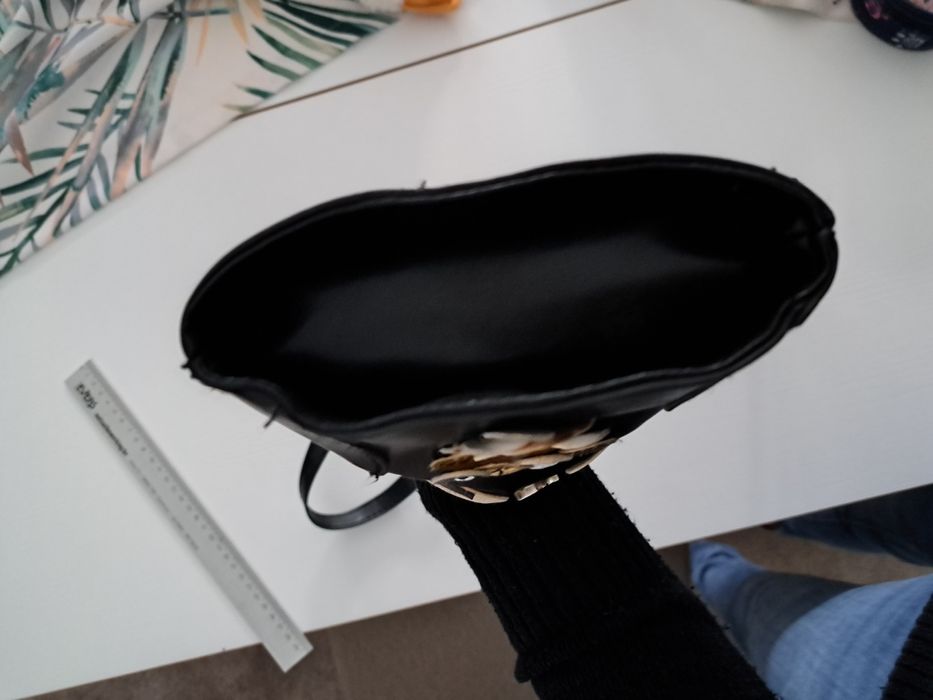 Mała torebka sowa sówka Czarna