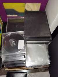 Vendo caixas de CD e DVDs