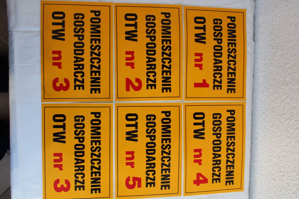 Tablice Ostrzegawcze- Warsztat Slusarski - PRL-u