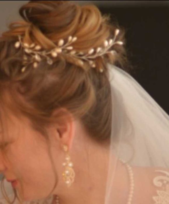 Украшение для причёски на свадьбу