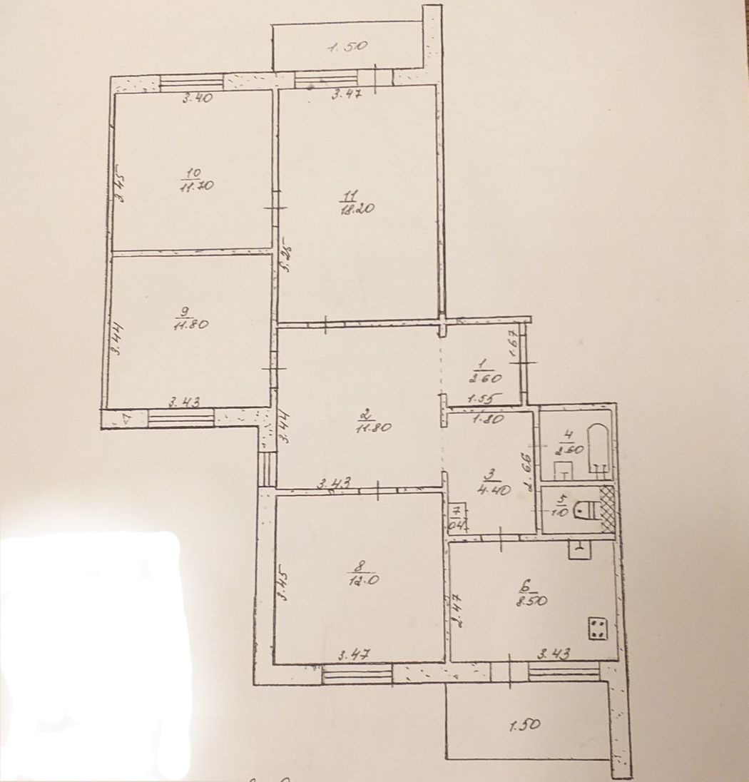 Продам 4 кімнатну квартиру з холом , Східний-2  від власника