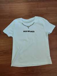 T-shirt branca de sra