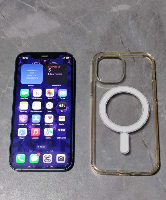 Отличный телефон IPhone 12 64gb Never Lock