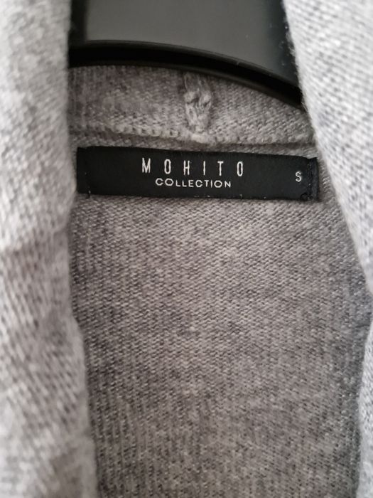 Szary sweter Mohito, Kardigan, narzutka, nietoperz