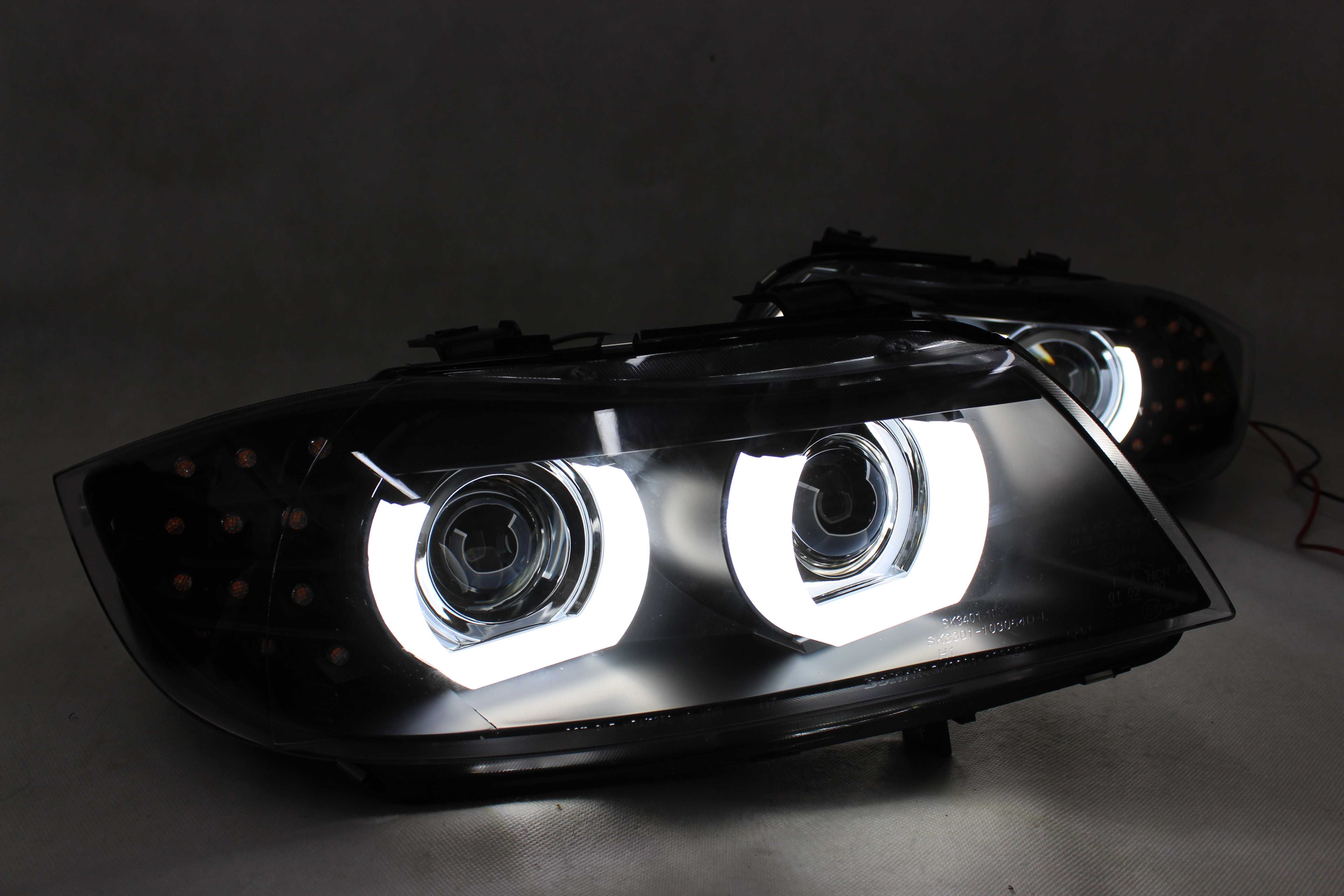 Lampy reflektory przednie przód BMW E90 09-11 D1S XENON LED U-BAR NOWE