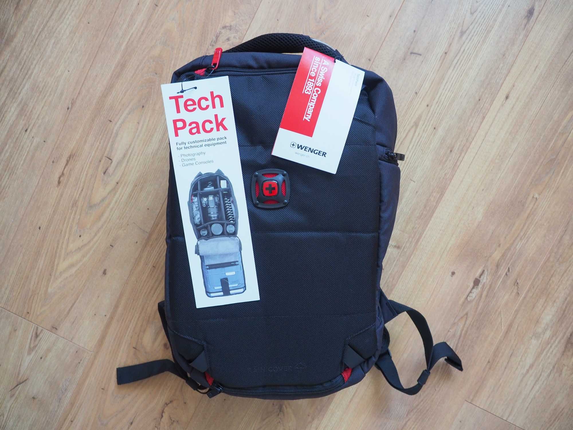 Plecak Wenger Tech Pack NOWY konfigurowalny fotografia aparat czarny