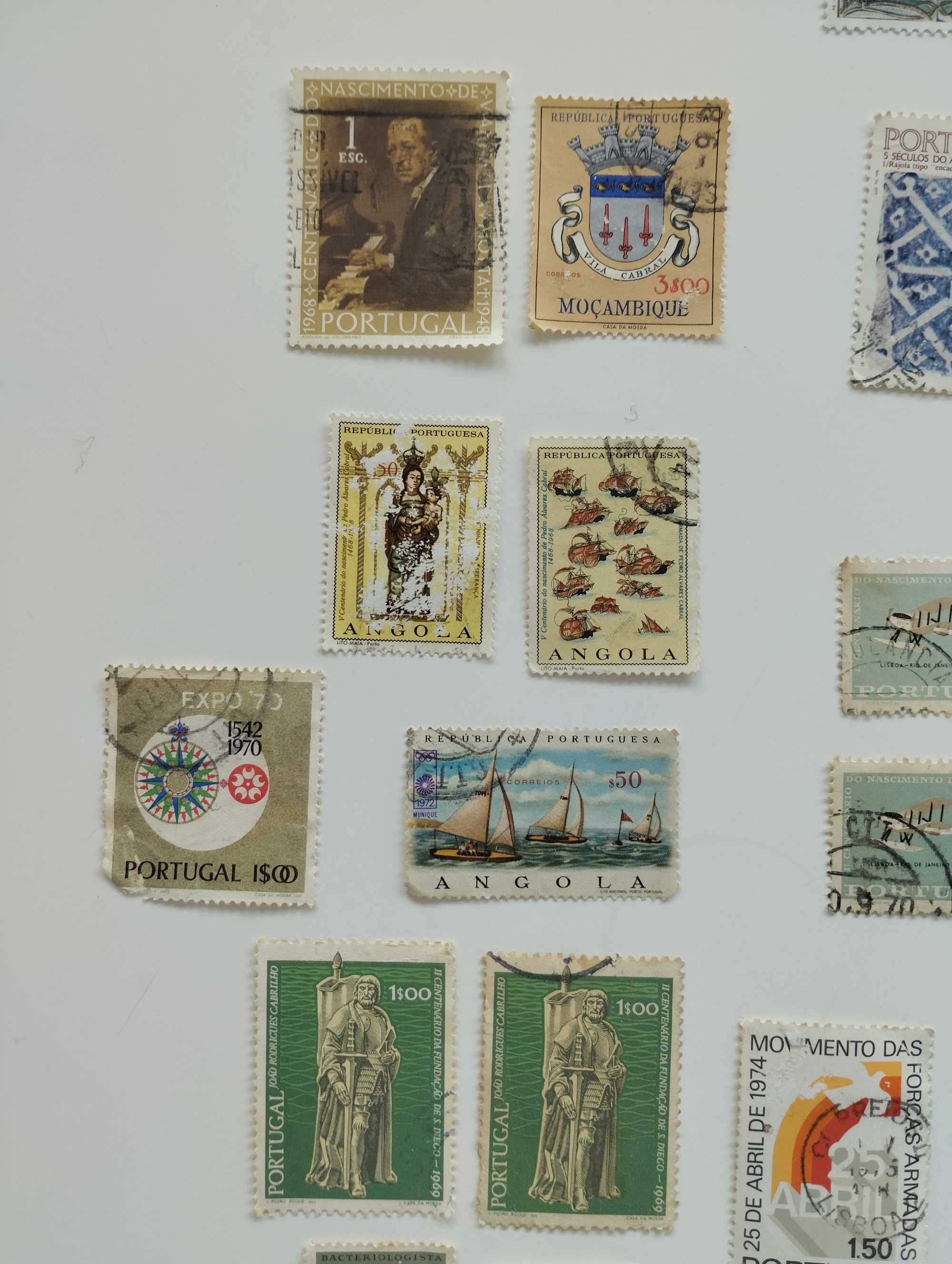 Lote de selos coleção