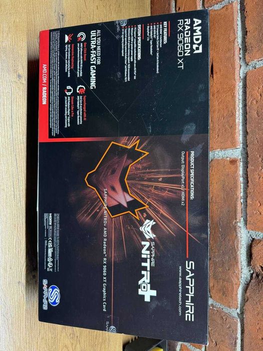 Karta graficzna Sapphire RX 9060 XT Nitro+ OC 16GB (nowa)