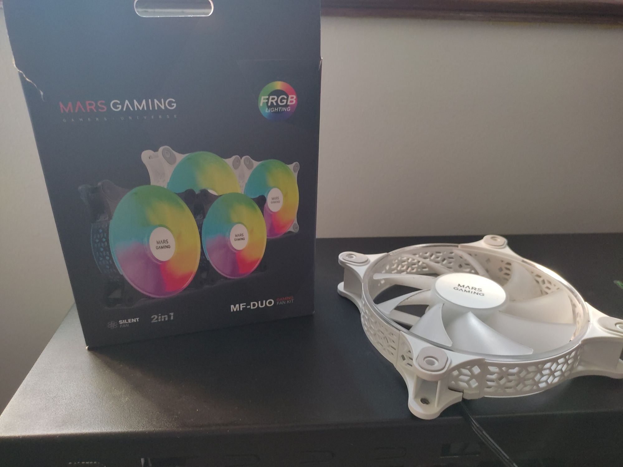 Fans Mars Gaming Duo RGB 120mm