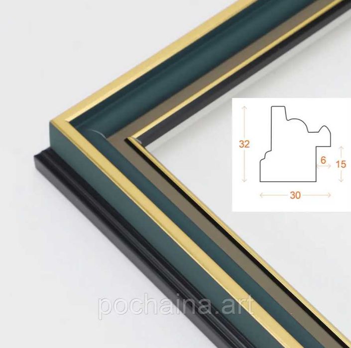 Сучасний багет, преміум якості, для виготовлення рамок АКЦІЯ до -55%
