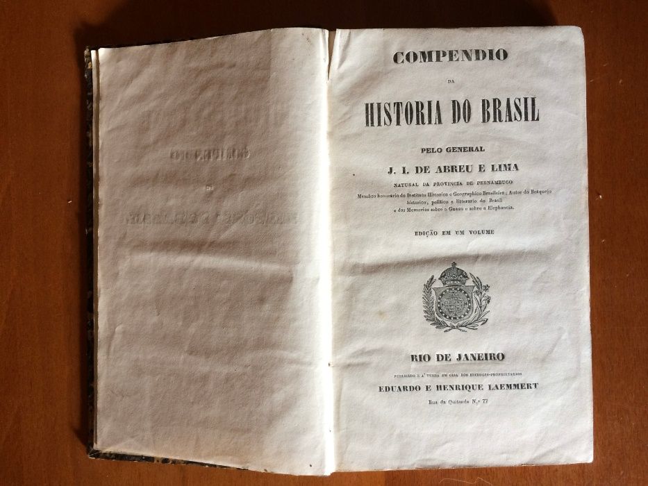 Compendio da Historia do Brasil - J. I. de Abreu e Lima 1852