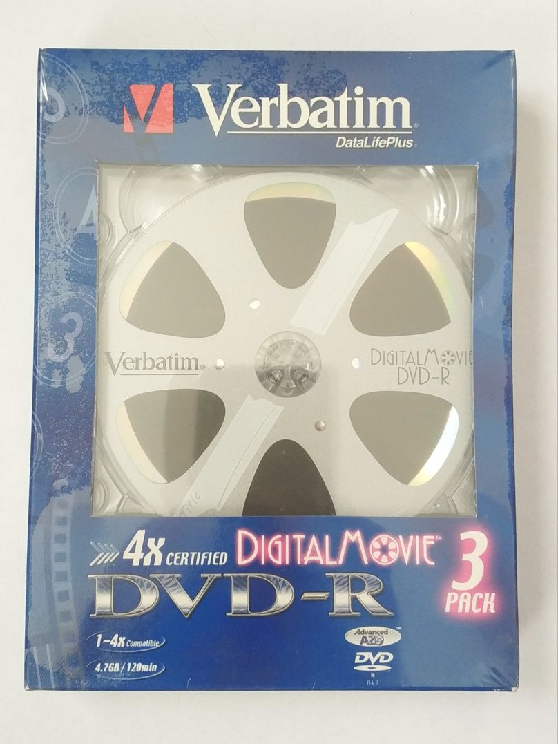 Płyty Verbatim DVD-R DigitalMovie 3 pack