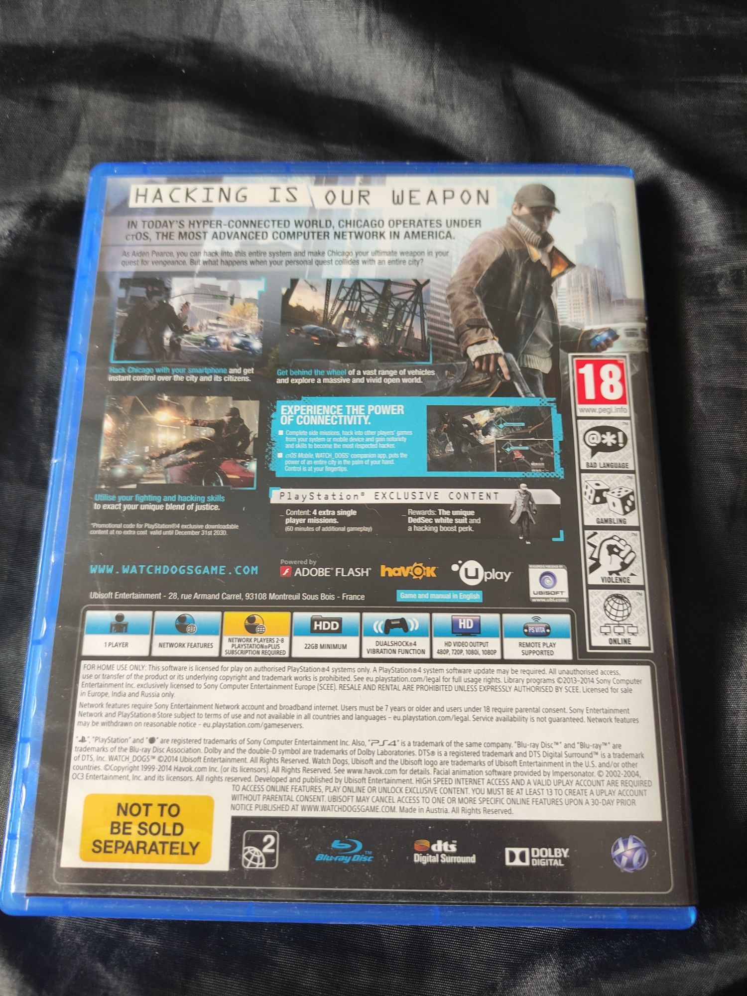 Watch Dogs2 / Watch Dogs Ps4