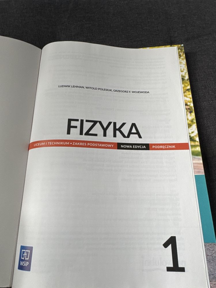 Fizyka 1 Podręcznik liceum i technikum zakres podstawowy
