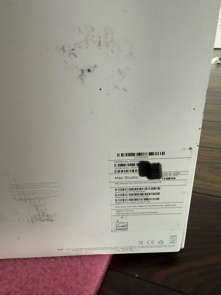 Apple Mac Studio M2 Max 12CPU/30GPU/32GB/2TB 2023 (Z17Z0006W) NEW, MDM