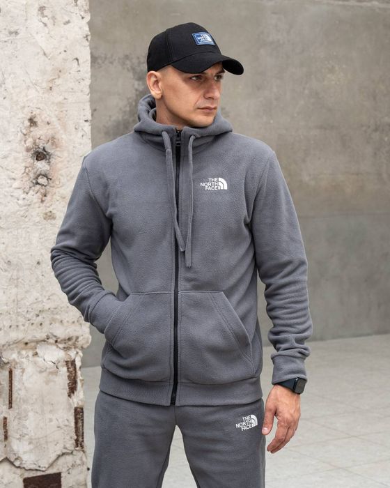 Спортивний костюм The North Face. Штани і зіпка tnf. Полар-фліс тнф