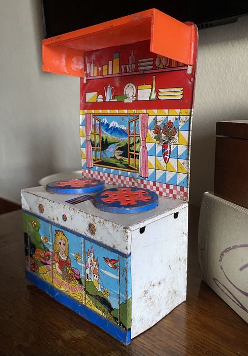 Fogão em chapa para bonecas