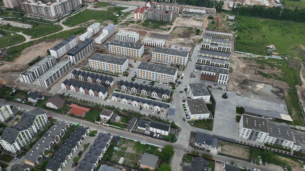 1-кімнатна квартира 31,58 м² з кухнею-вітальнею у зданому будинку.