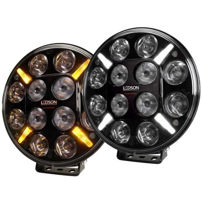 Pollux9+ Gen3 LED LEDSON Stroboskop Halogen dalekosiężny okrągły