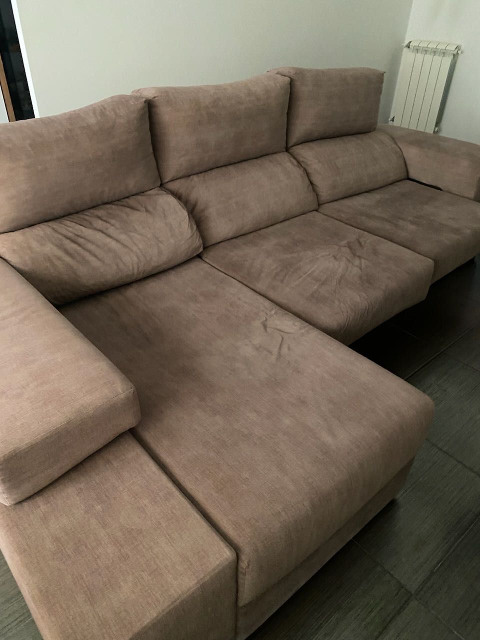 Sofá 3 lugares com chaise longue