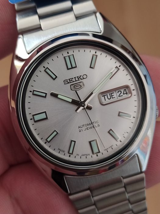 *NOVO* Seiko 5 automático 37 mm SNXS73J1 MADE IN JAPAN