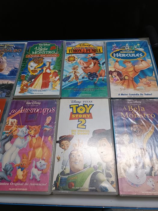 Lote de Clássicos Walt Disney Vhs