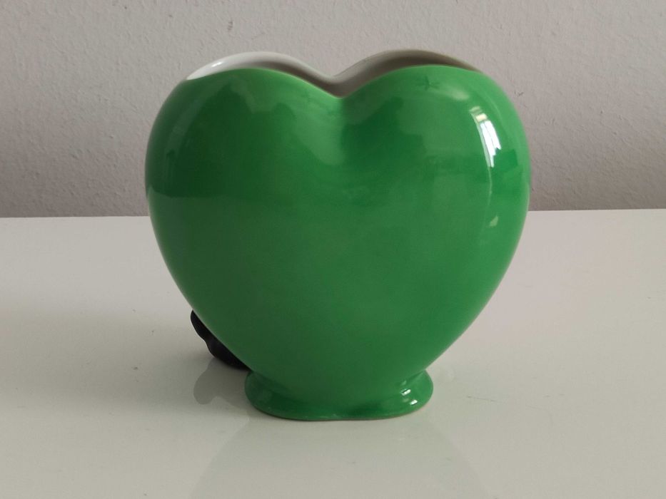 Floreiro | Formato Coração + Cães | Eletro-Cerâmica | Candal