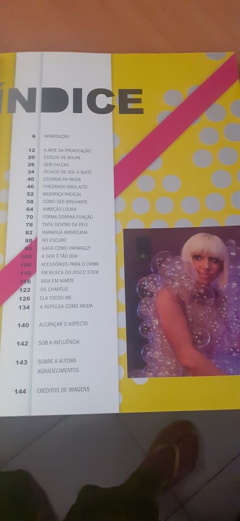 Livro da Lady Gaga novo