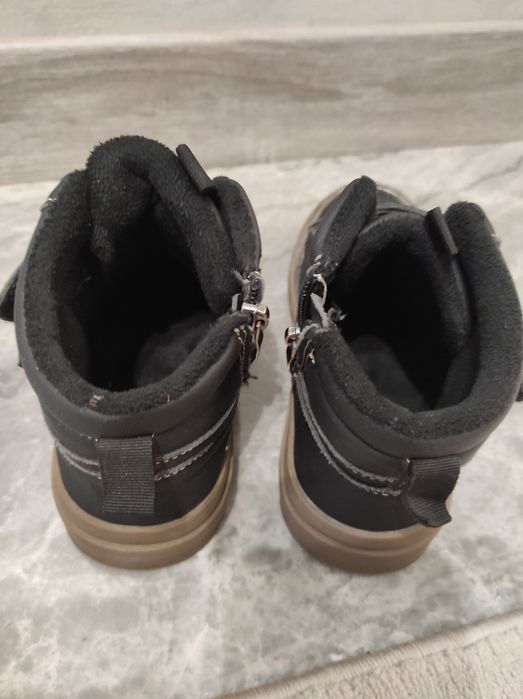 Демисезонні дитячі черевики The Fifth Day хайтопи,єврозима чорний 32р