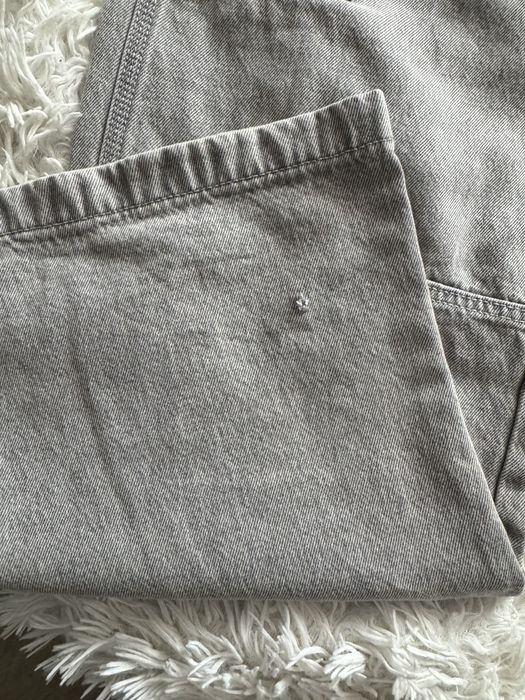 Jeansy szerokie cargo H&M 32