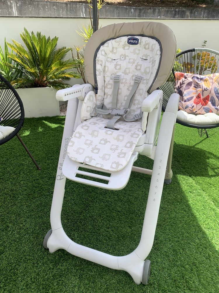 Cadeira de refeicao Chicco polly progress5
