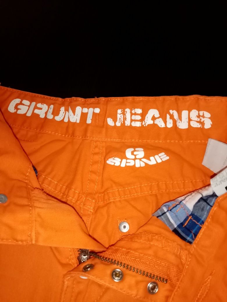 Krótkie spodenki chłopięce jeans 152