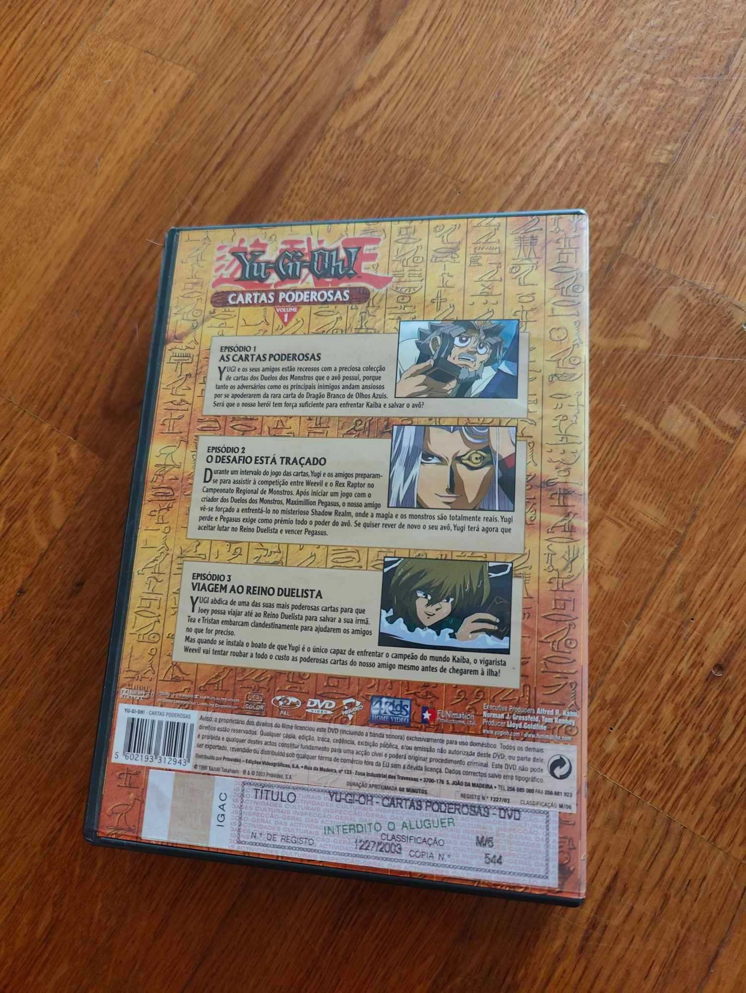 Yu-Gi-Oh! DVD falado em português volume 1 POR ABRIR!