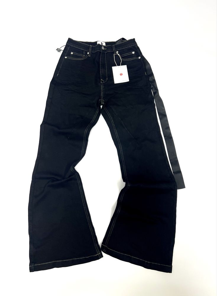 Штаны джинсы клеш flared jeans Rick Owens black opium archive erd M-L