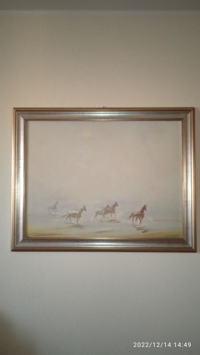 Картина масло холст  с историей!