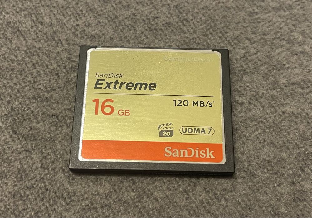 Sandisk Extreme 16Gb 120 Mb/s CF Compact Flash