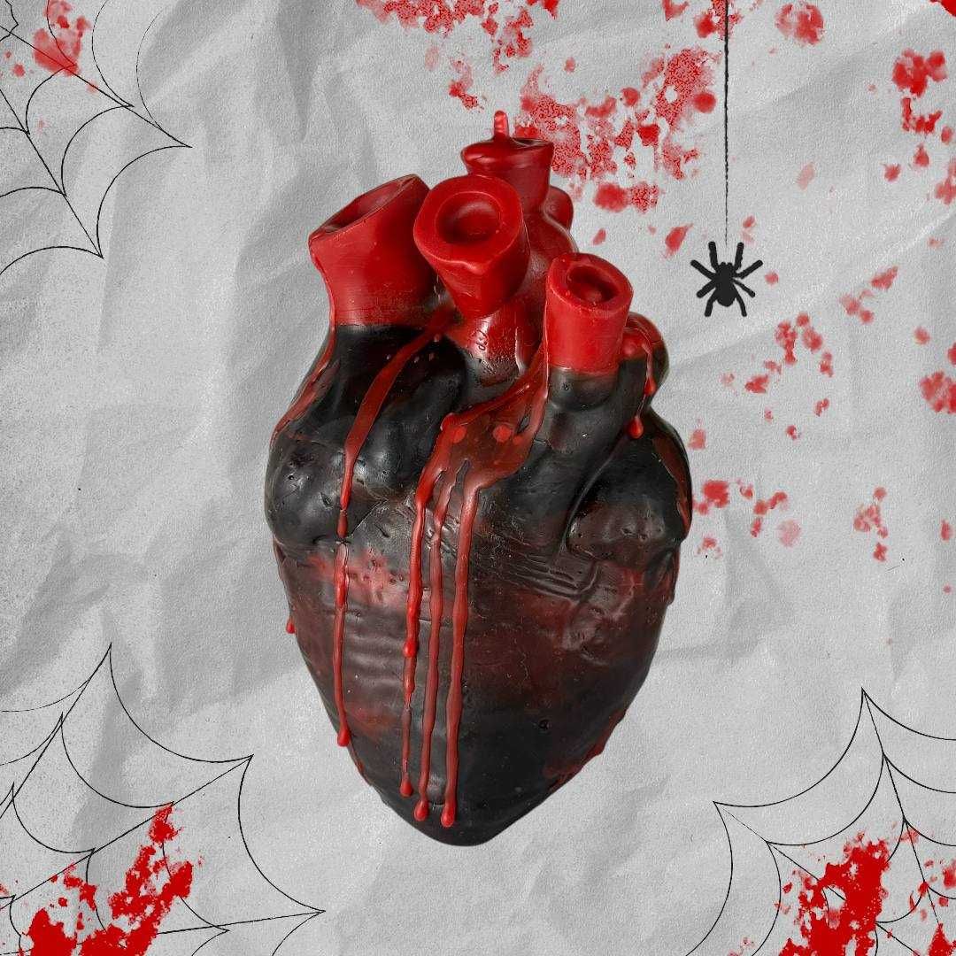 Декор для Helloween малий опт Свічка Серце