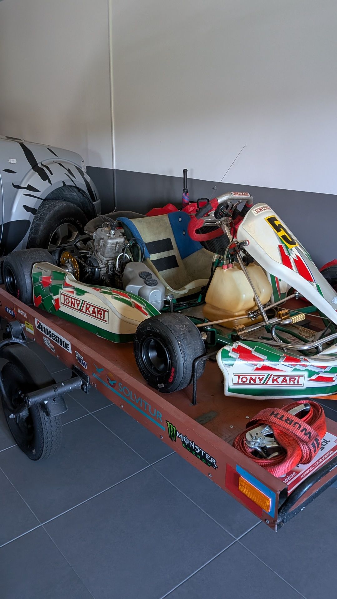 Tony kart 125cc com atrelado