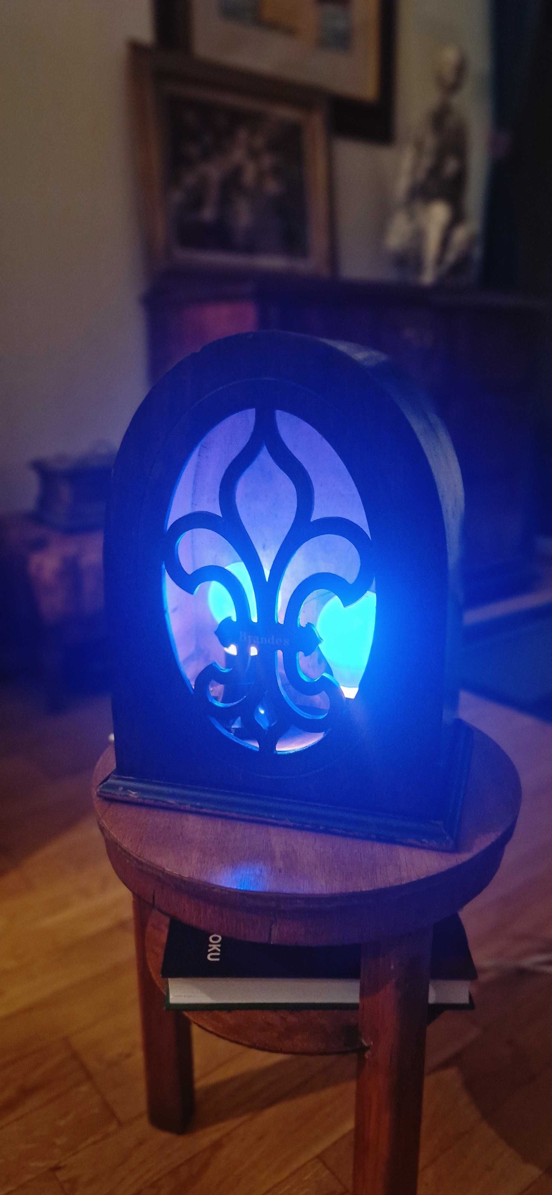 Lampion lampa biedermeier Brandes dekor art deco antyk głośnik unikat