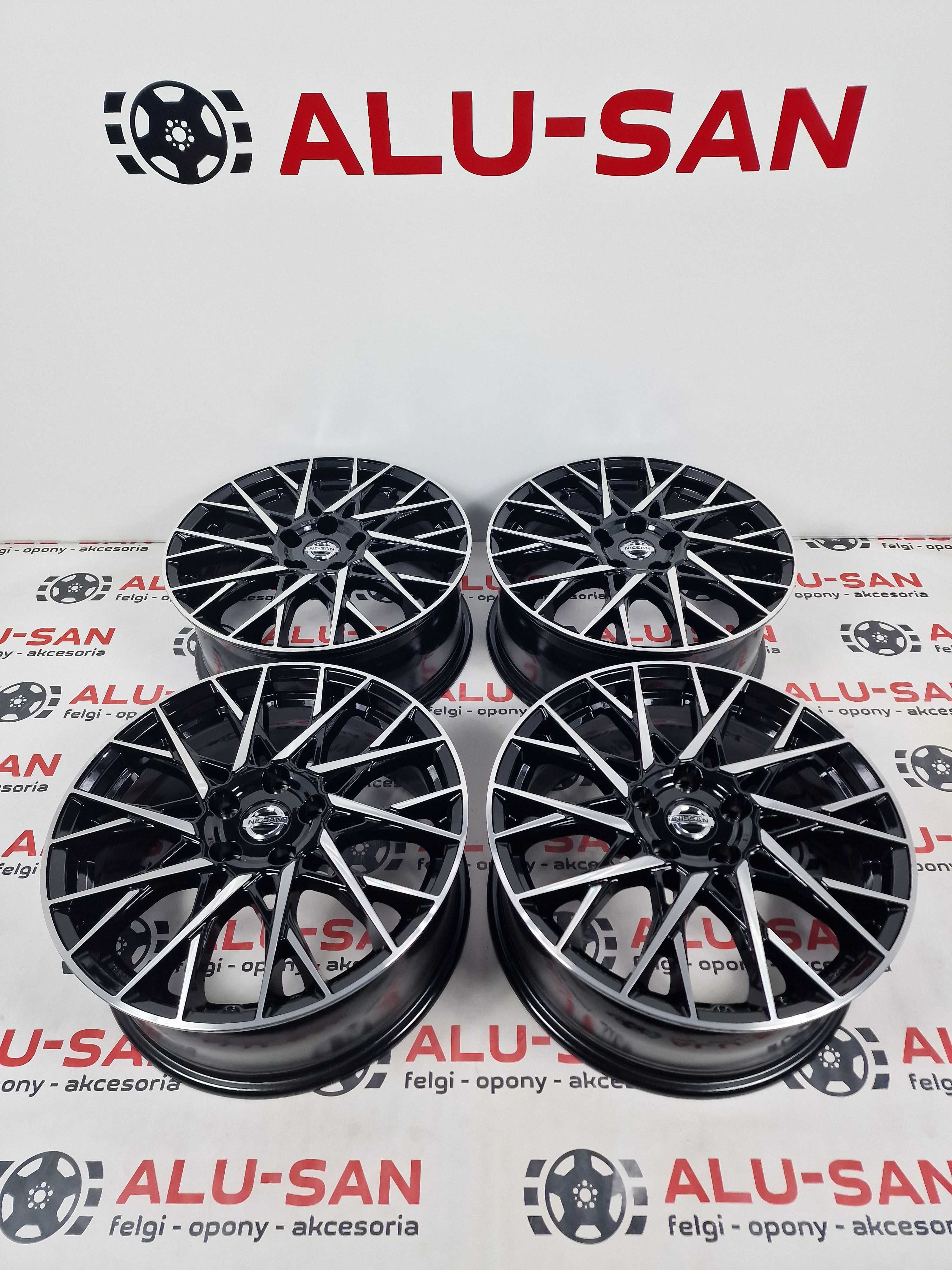 NOWE alufelgi NISSAN 19" 5x114,3 Juke Primera Qashqai - Czarne