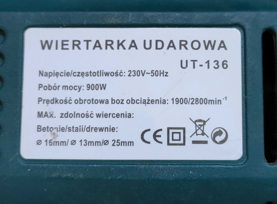 Wiertarka udarowa