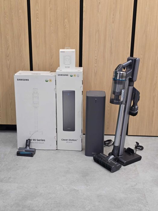 Odkurzacz Pionowy Samsung Jet 90 + Automatyczna Stacja Opróżniająca