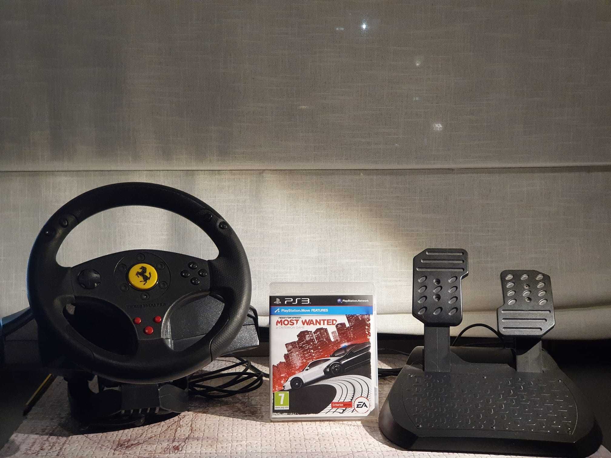 Volante + Pedais Thrustmaster Ferrari Edition - Xbox One / PC / PS3