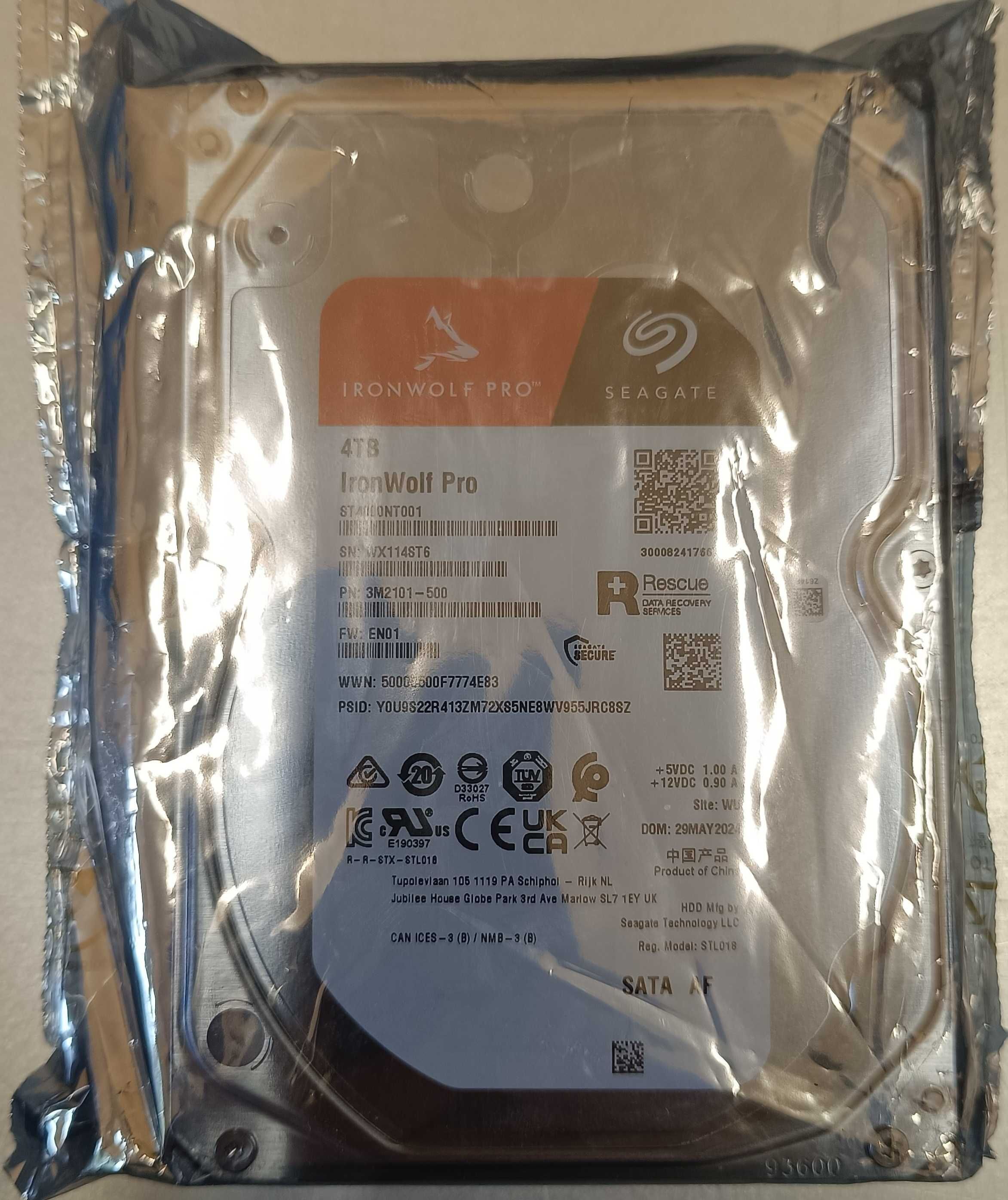 Dysk Seagate  ST4000NT001 4TB