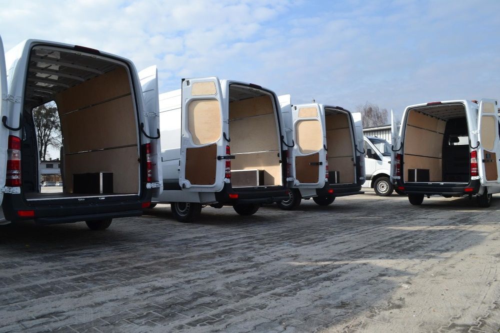 Zabudowa paki Volkswagen Crafter L2H2