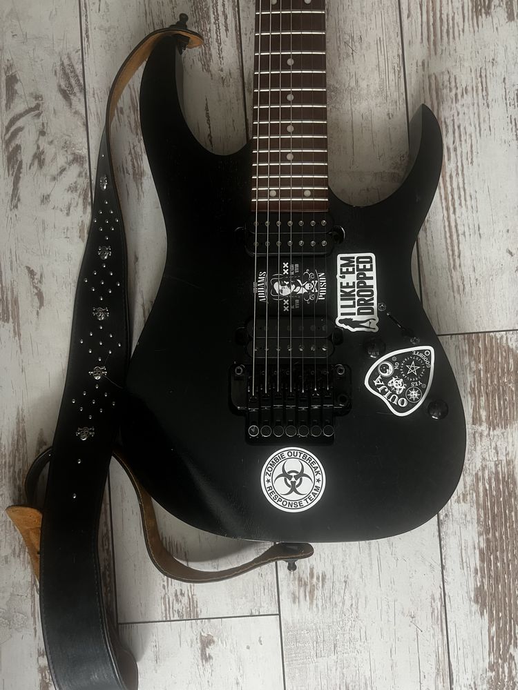 Gitara elektryczna 7 strun Ibanez RG7420Z seymour duncan nazgul most