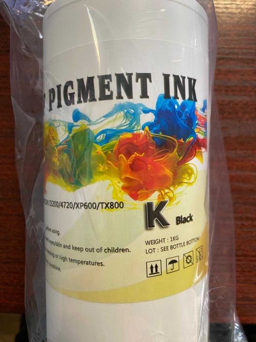 Atrament DTF kolor cyan, magenat , yellow, black  wysoka jakość 1L